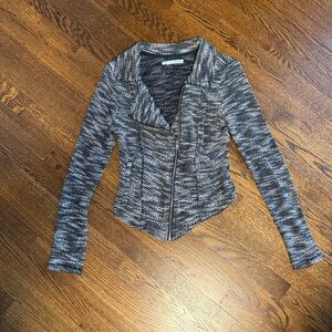 Maurices Black and Gray Women's Jacket
